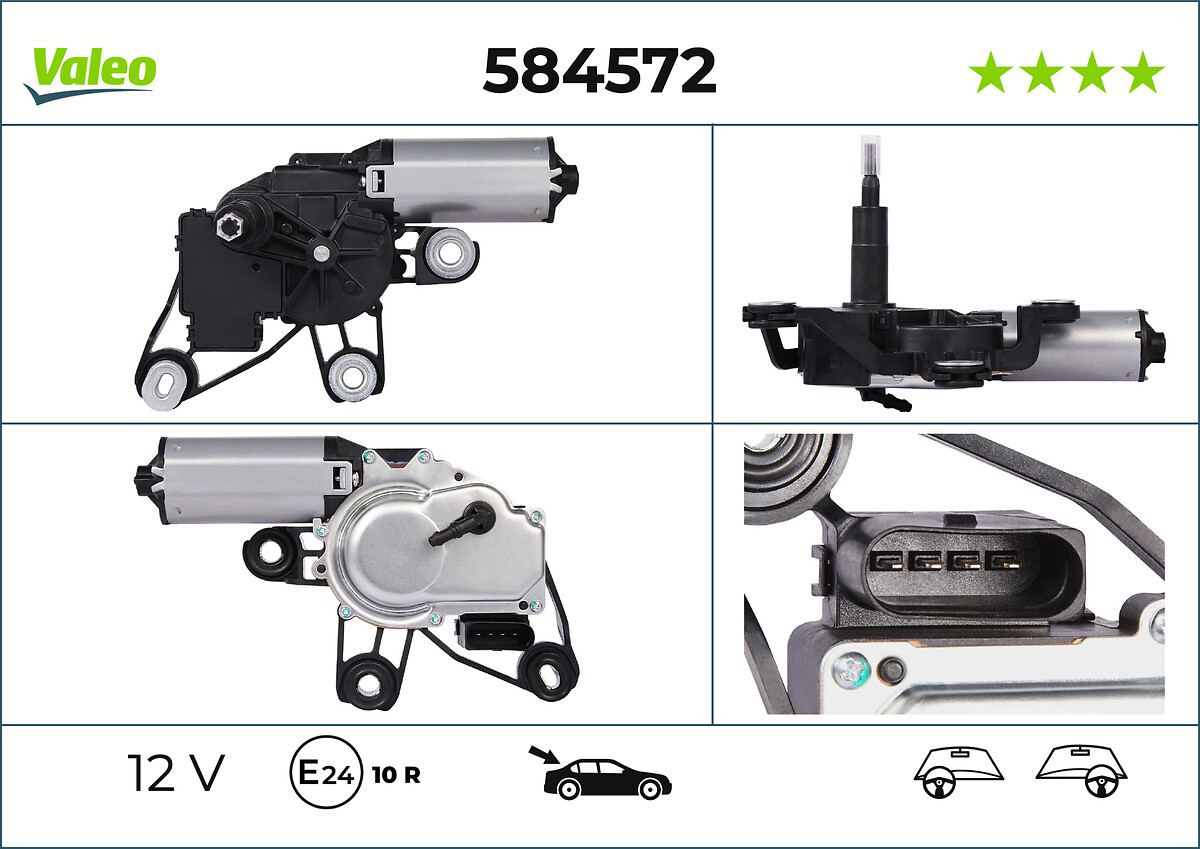 Moteur d'essuie-glace VALEO ref. 584572